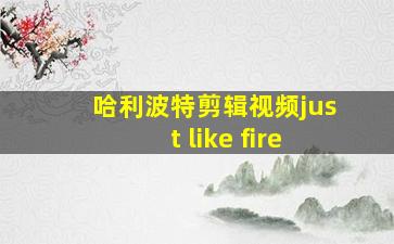 哈利波特剪辑视频just like fire